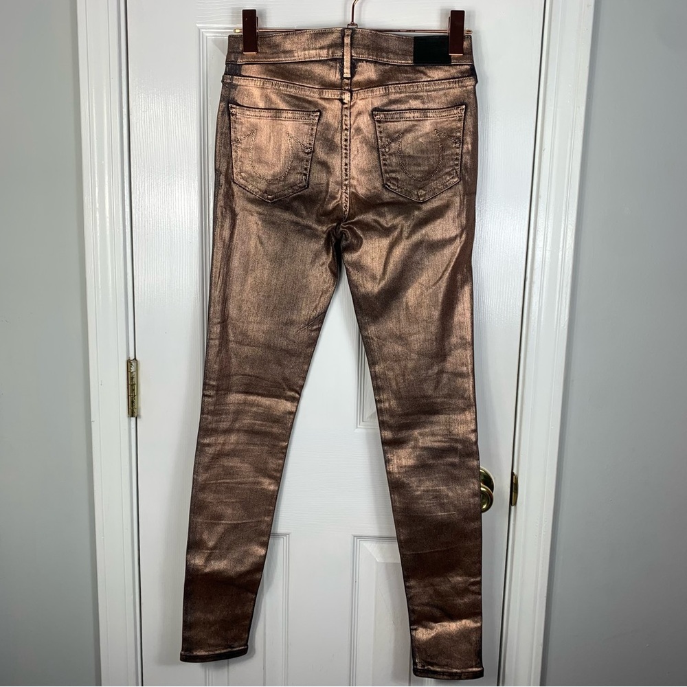 True Religion Womens 28 Hallie Mid Rise Super Skinny - Picture 2 of 4